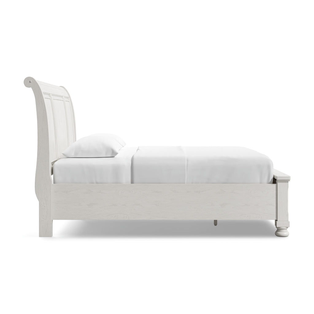 Robbinsdale King Sleigh Bed with 2 Storage Drawers — detail 5