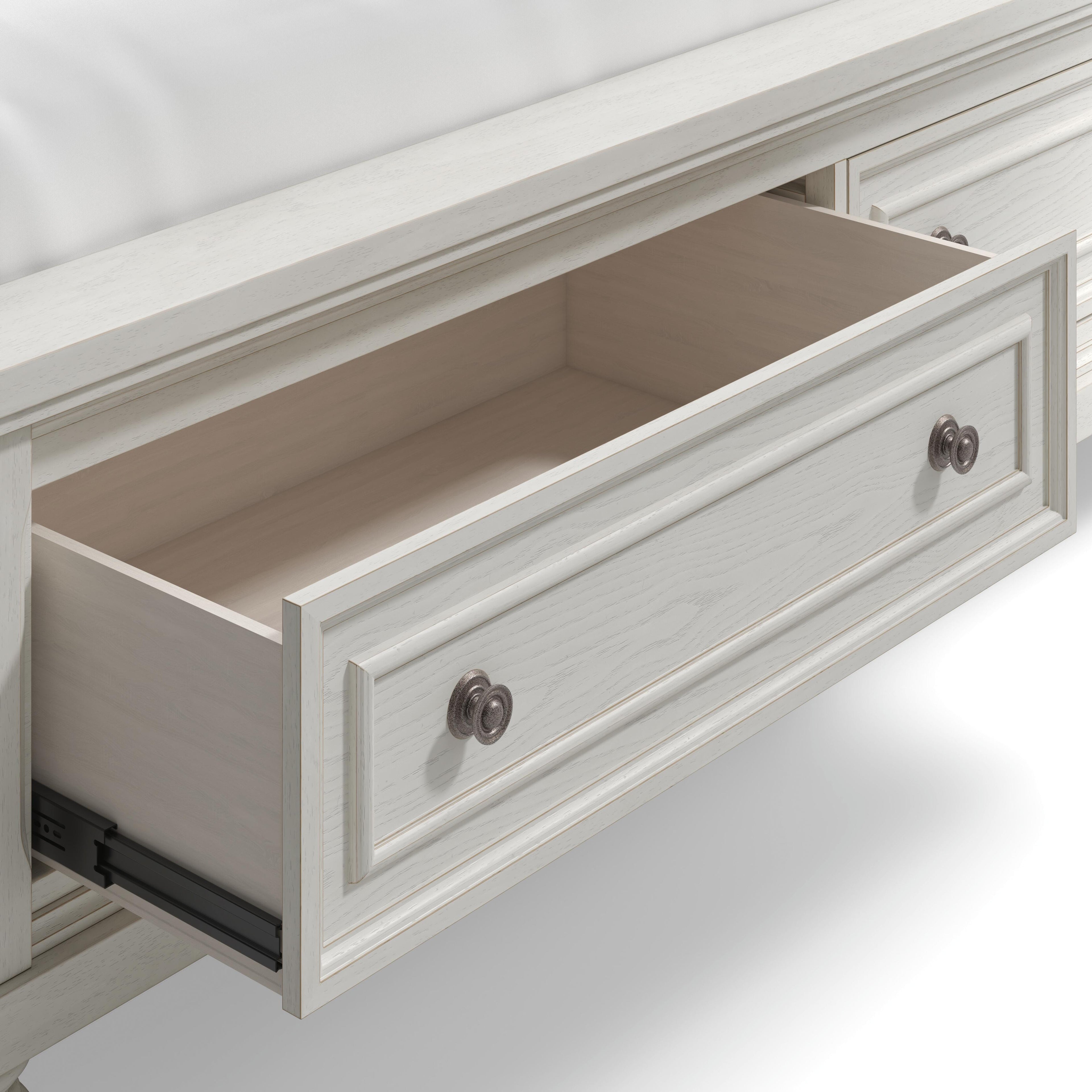 Robbinsdale King Sleigh Bed with 2 Storage Drawers — detail 4
