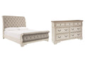 Realyn King Sleigh Bed with Dresser