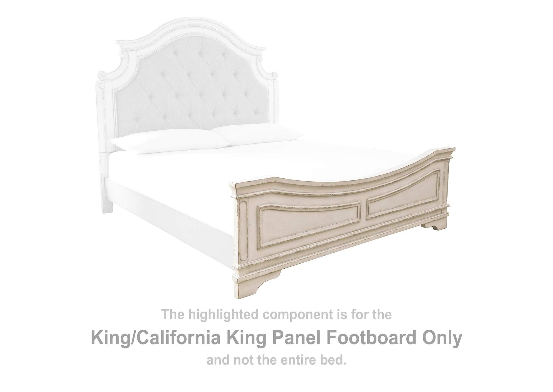 Realyn King Upholstered Panel Bed