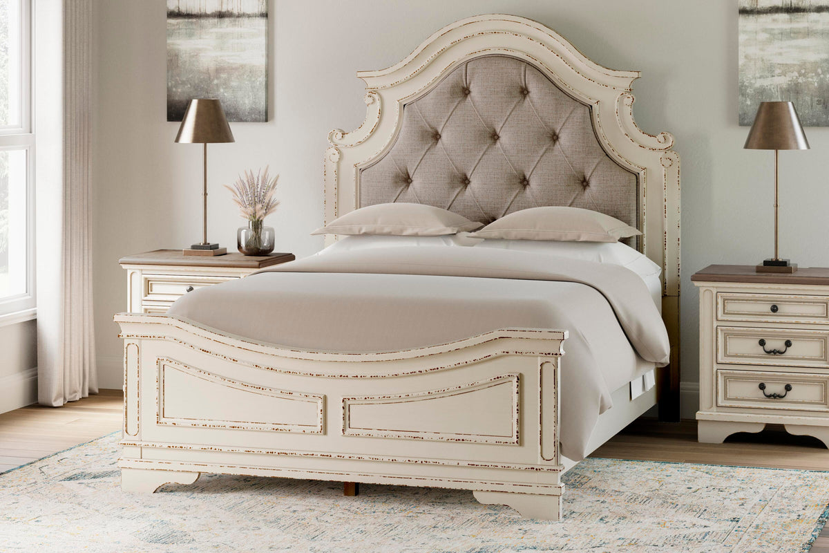 Realyn Queen Upholstered Panel Bed - image 2