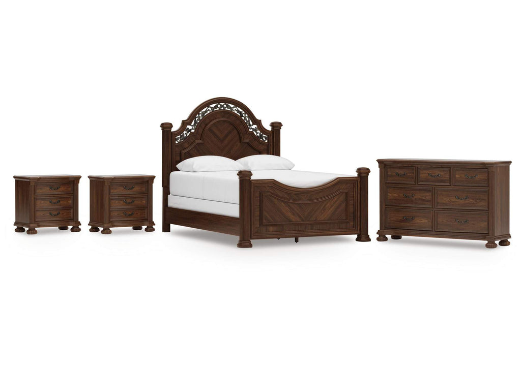 Lavinton Queen Poster Bed, Dresser and 2 Nightstands