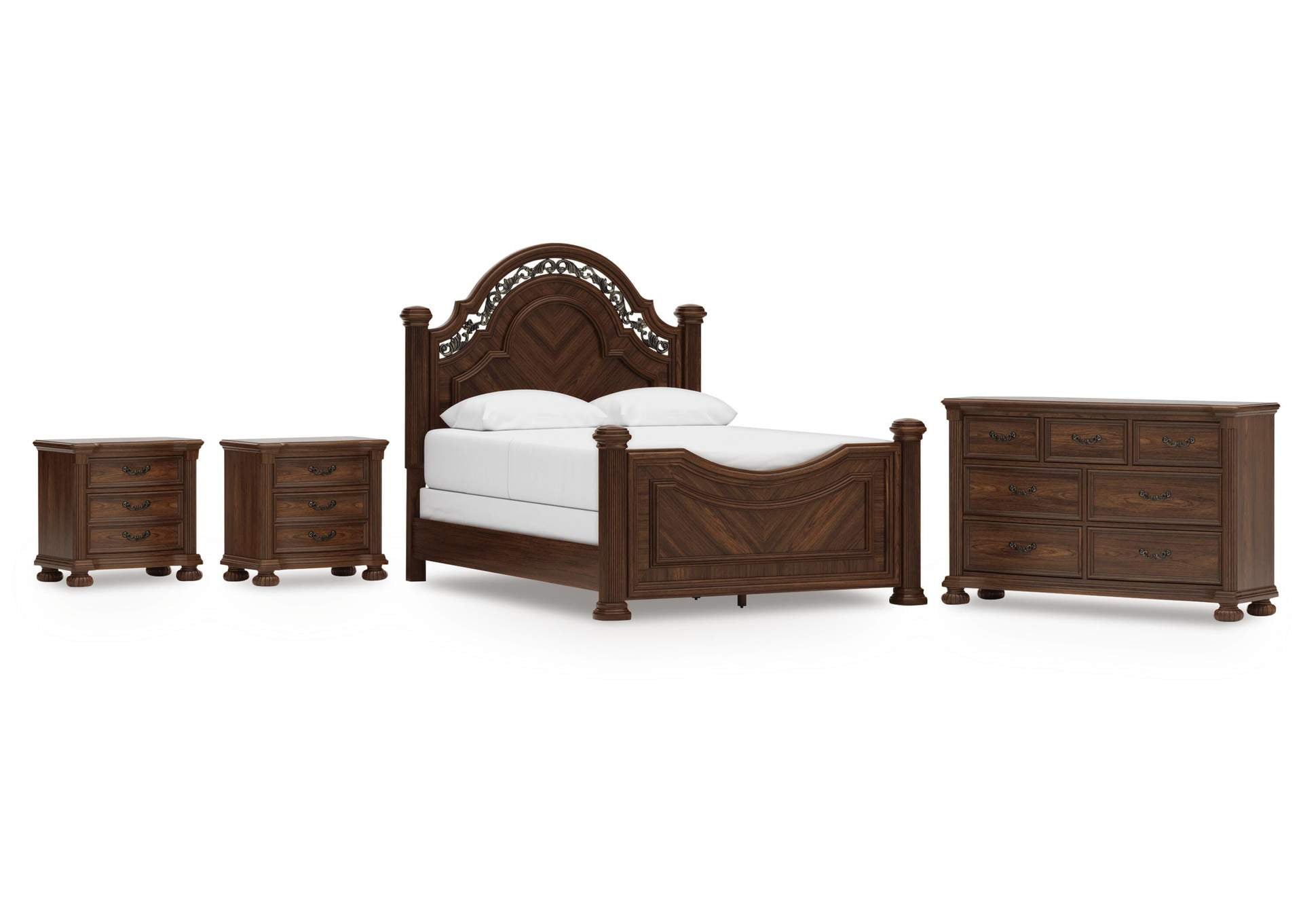 Lavinton Queen Poster Bed, Dresser and 2 Nightstands