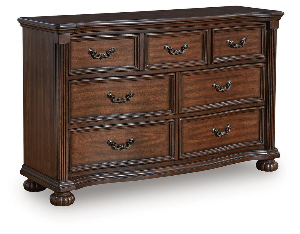 Lavinton Dresser in Brown, closed view