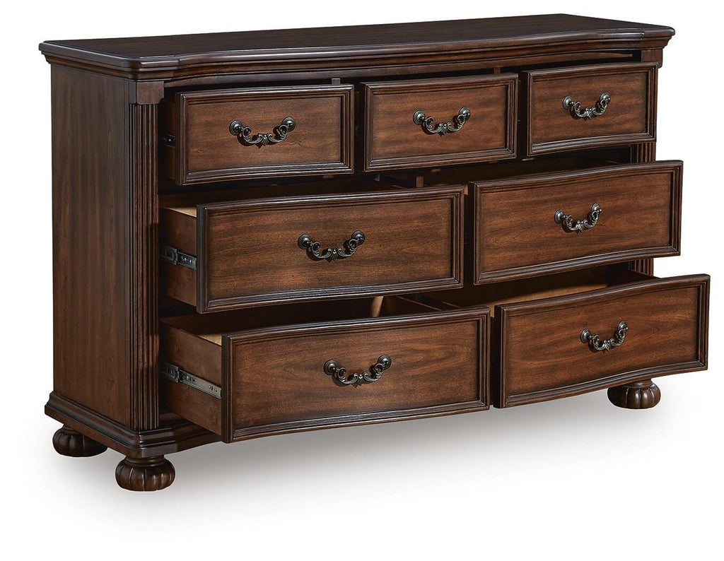 Lavinton Dresser in Brown, open view