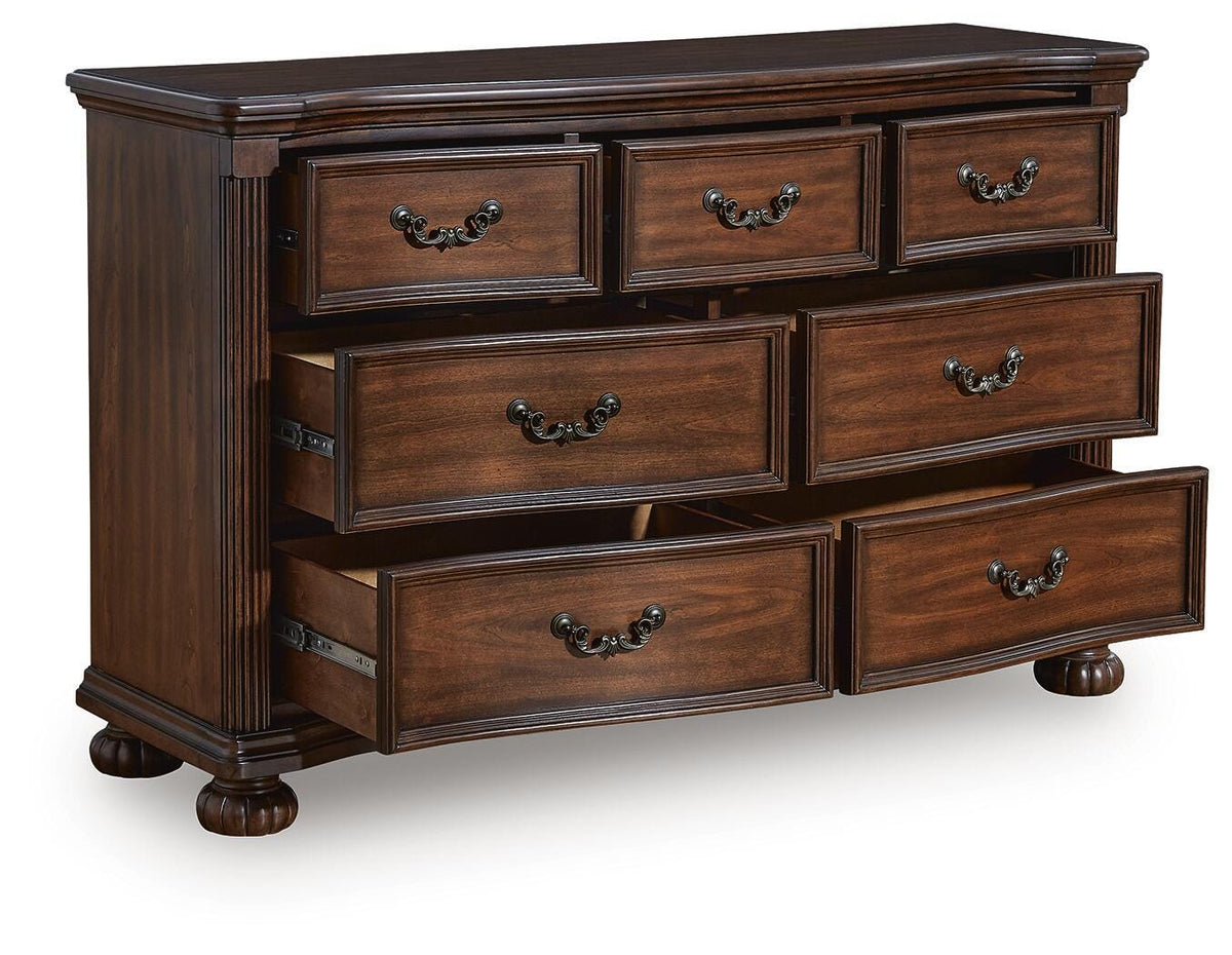 Lavinton Dresser in Brown, open view
