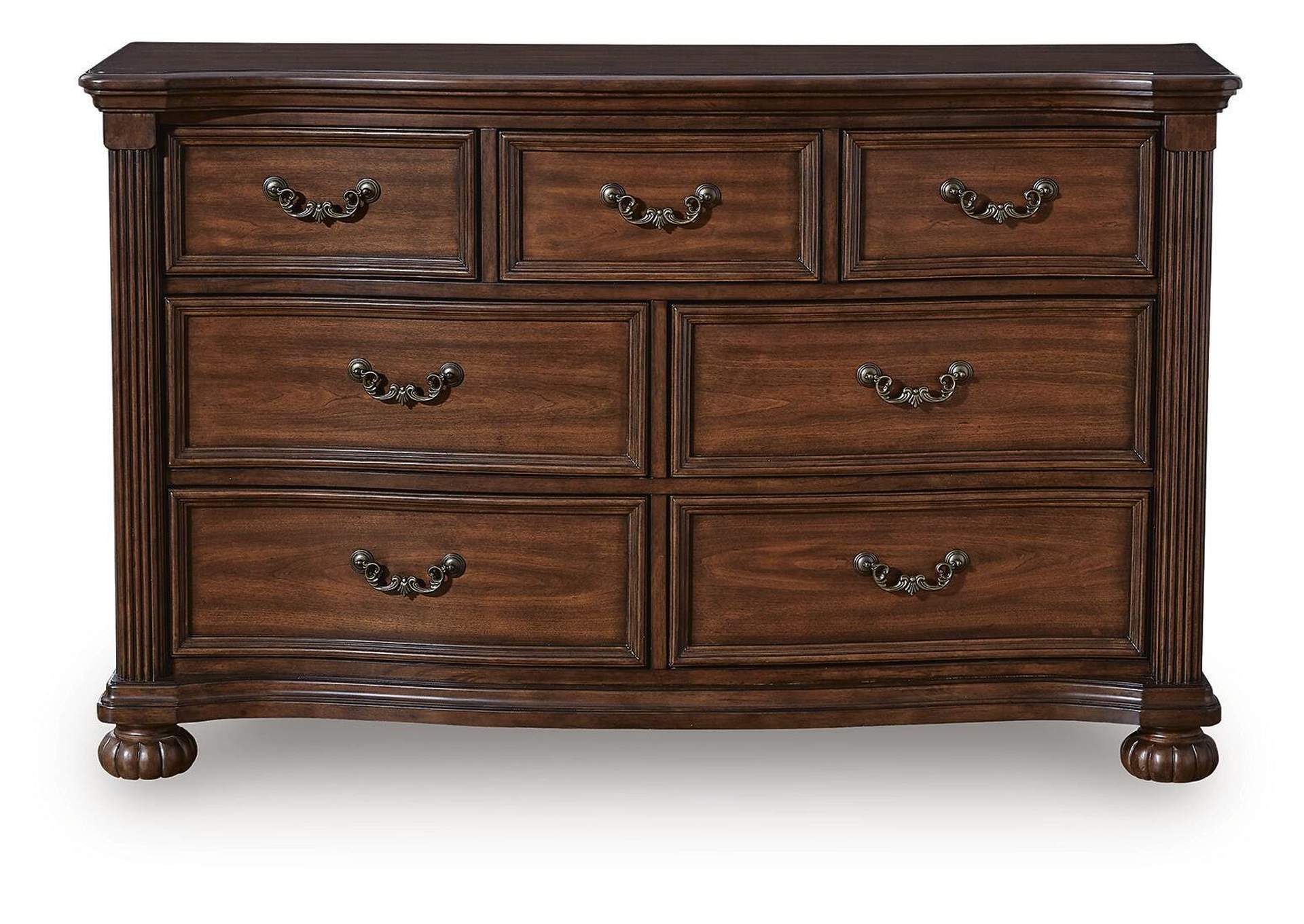Lavinton Queen Poster Bed with Dresser front view