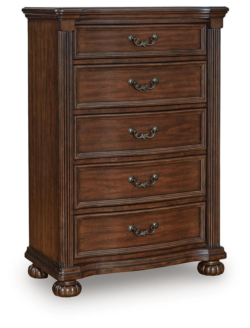 Lavinton Chest of Drawers in Brown, closed view