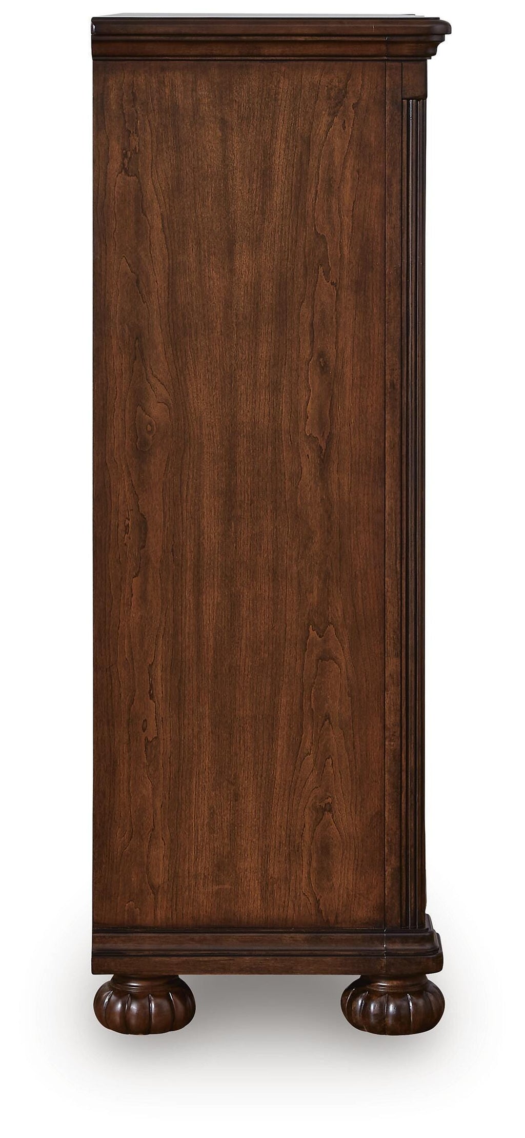 Lavinton Chest of Drawers in Brown, side view