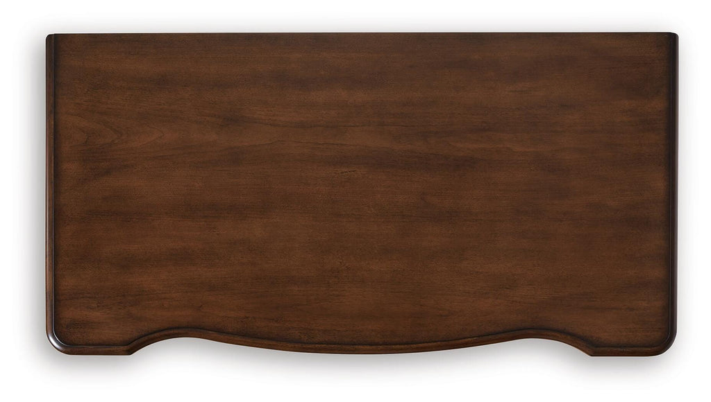 Lavinton Chest of Drawers in Brown, top view