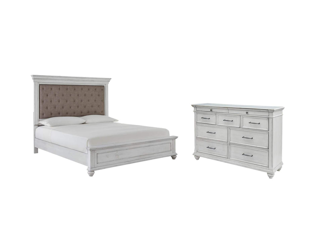 Kanwyn Queen Panel Bed with Dresser