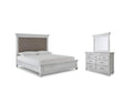 Kanwyn Queen Panel Bed, Dresser and Mirror