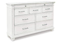Kanwyn Queen Panel Bed with Dresser