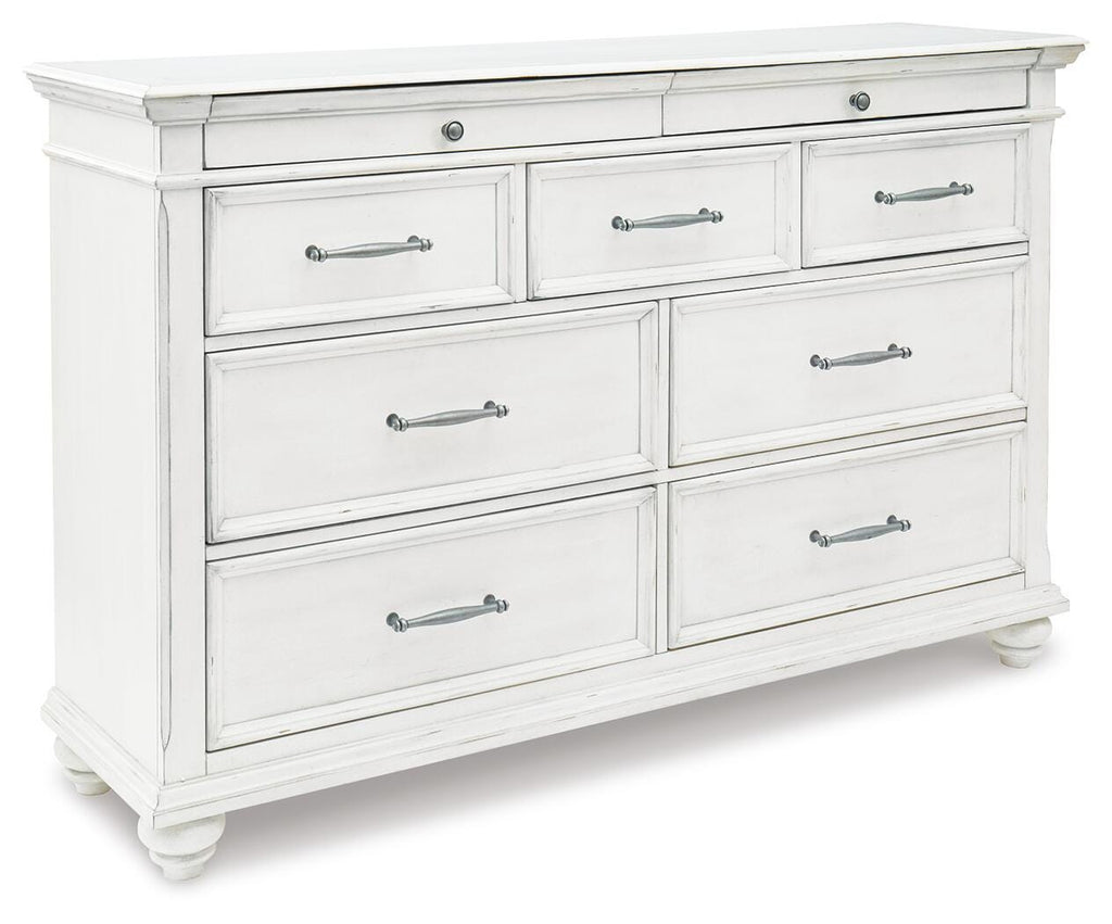 Kanwyn Dresser in Whitewash, angle view