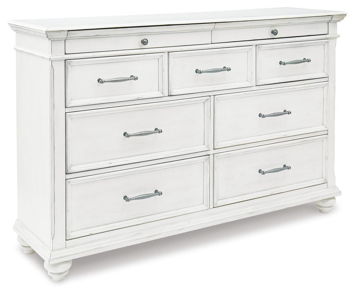 Kanwyn Dresser in Whitewash, angle view