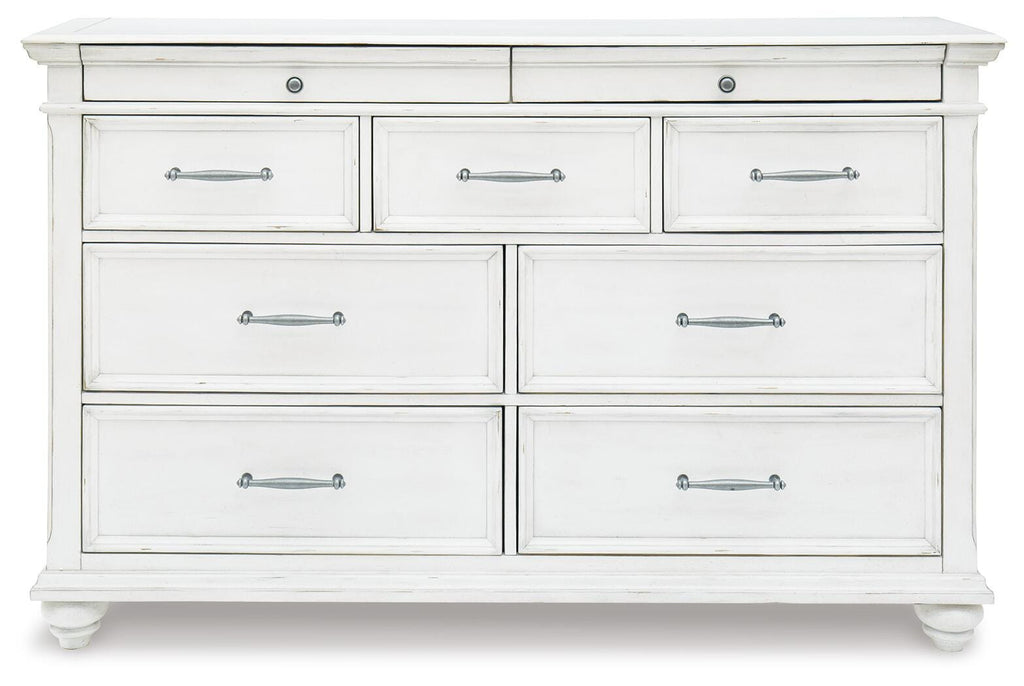 Kanwyn Dresser in Whitewash, front view
