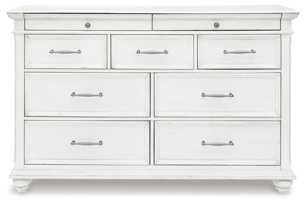 Kanwyn Dresser in Whitewash, front view