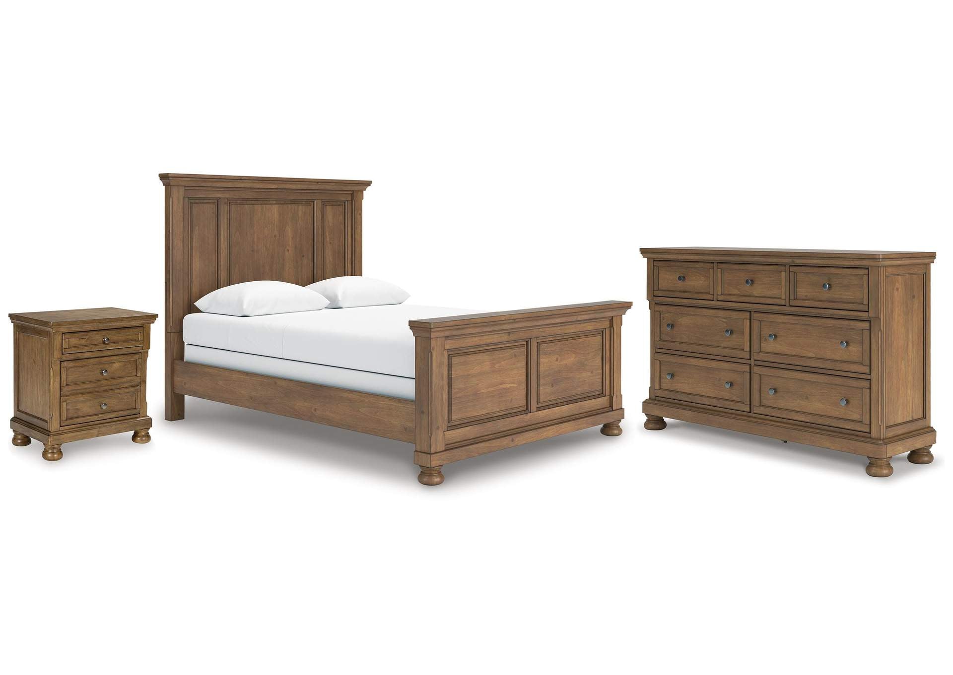 Vandenmore Queen Panel Bed with Dresser and Nightstand