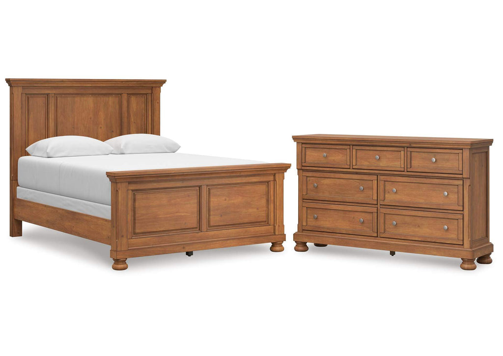 Vandenmore Queen Panel Bed with Dresser