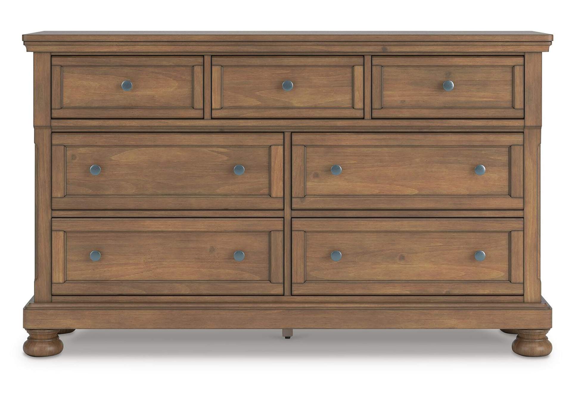 Vandenmore King Storage Sleigh Bed with Dresser front view