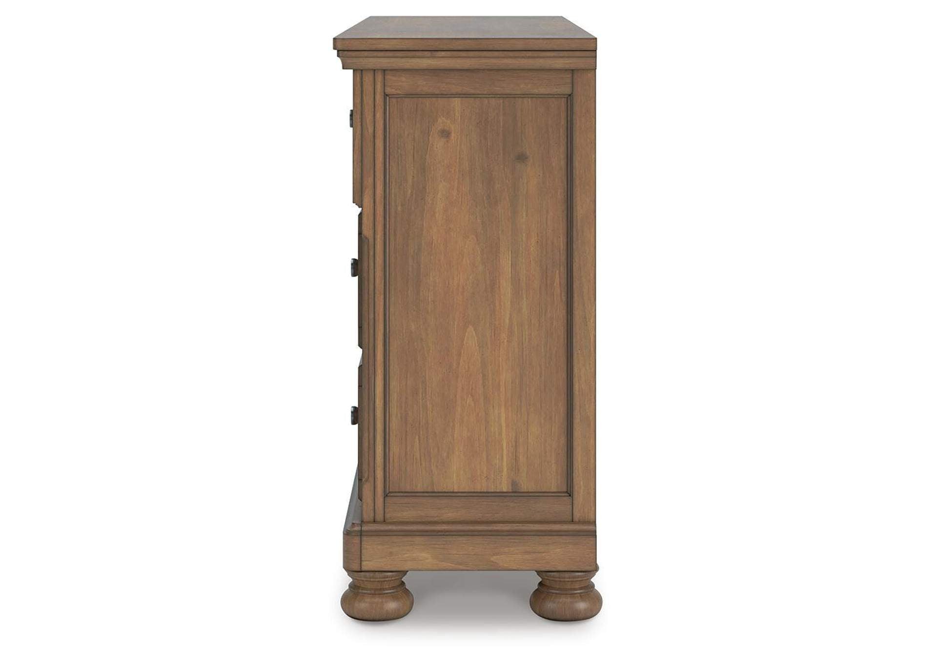 Vandenmore Queen Storage Sleigh Bed with Dresser side view