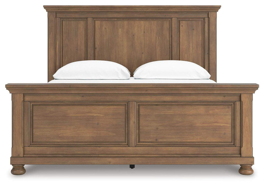 Vandenmore California King Panel Bed with Dresser
