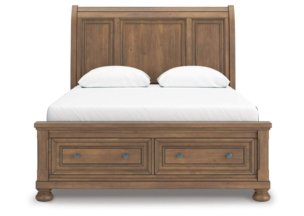 Vandenmore Queen Storage Sleigh Bed with Dresser