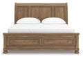 Vandenmore California King Storage Sleigh Bed with Dresser