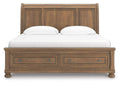 Vandenmore King Storage Sleigh Bed with Dresser