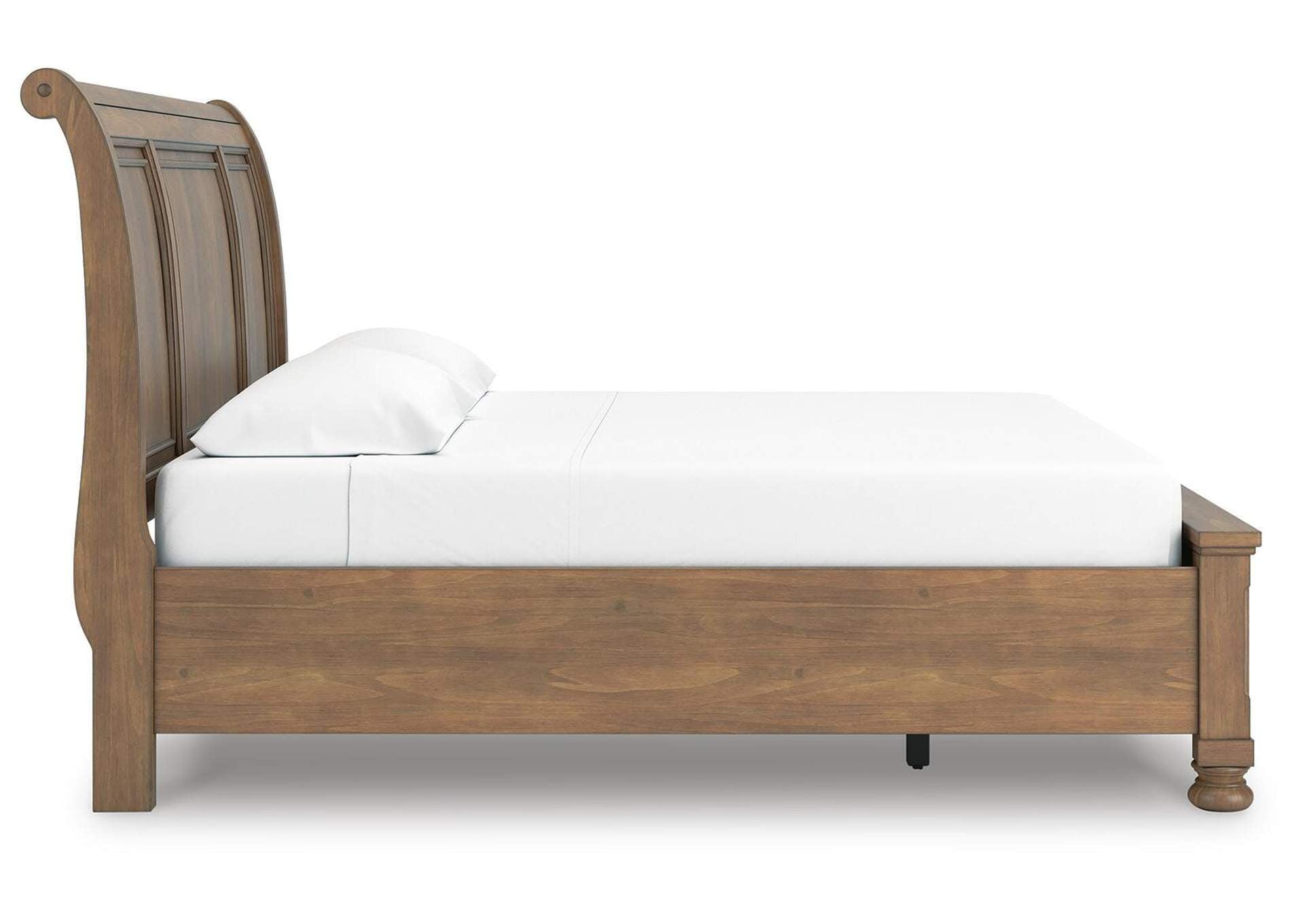 Vandenmore King Storage Sleigh Bed with Dresser side view