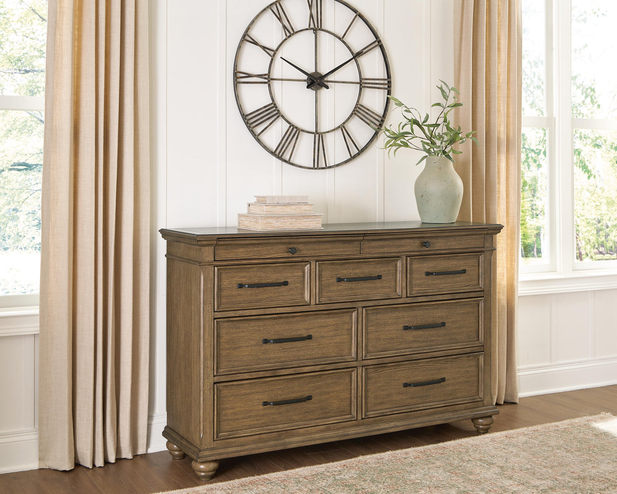 Karallin Dresser in Medium Brown, alternate view 3
