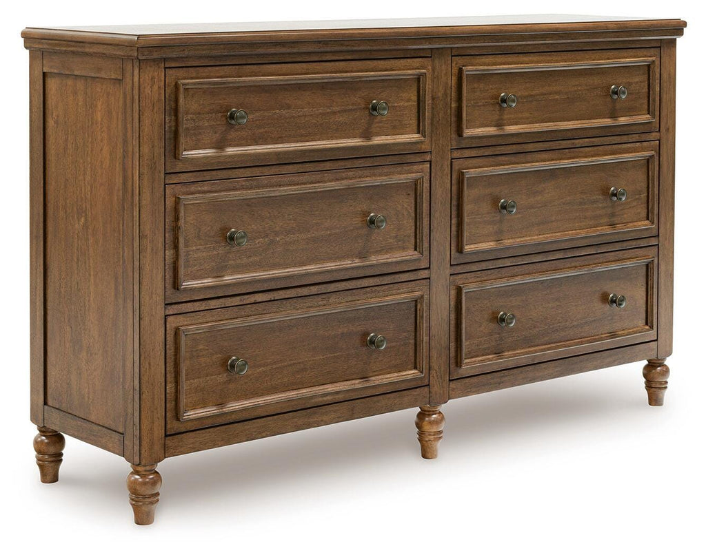Sturlayne Dresser in Brown, closed view