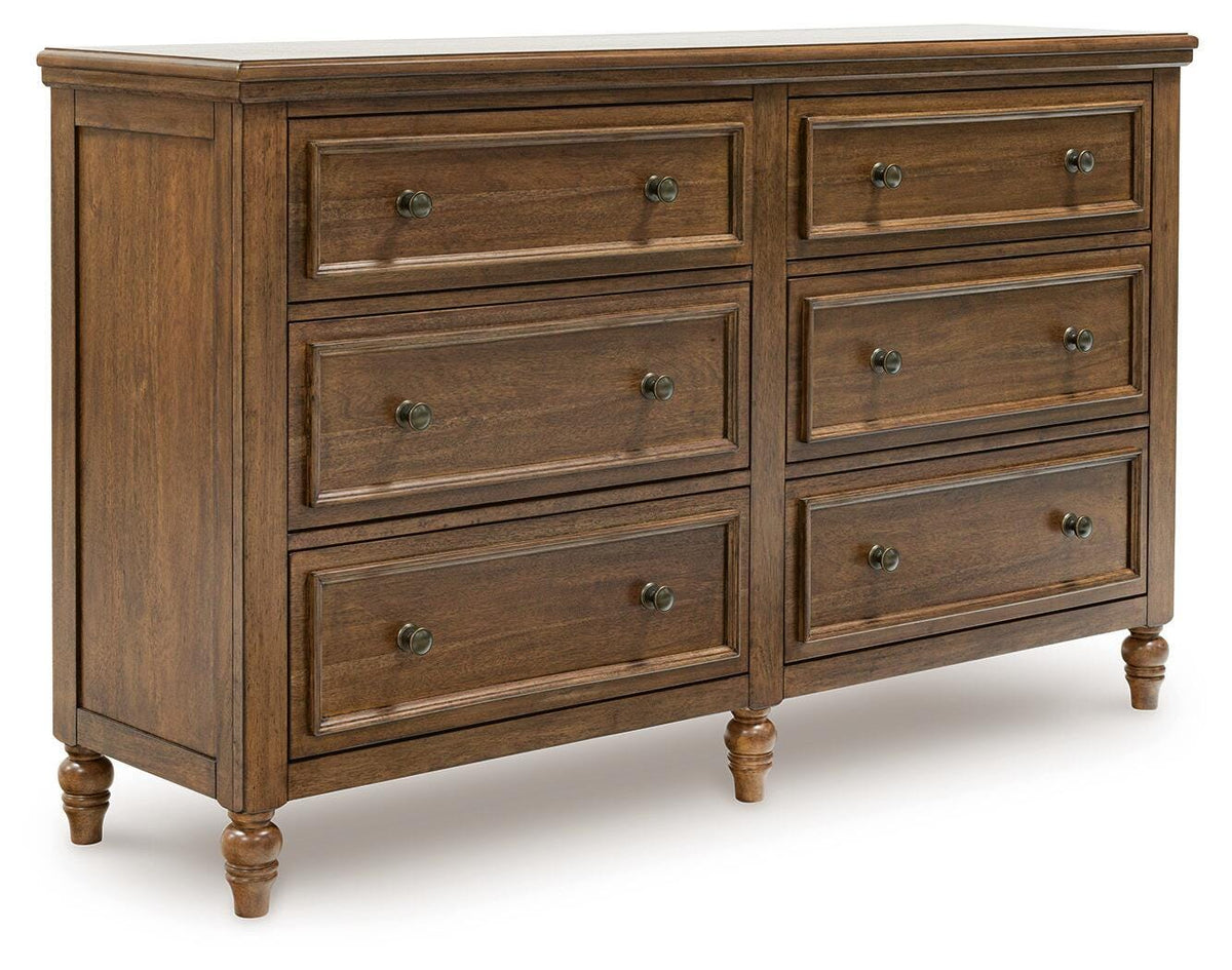 Sturlayne Dresser in Brown, closed view