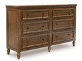 Sturlayne Dresser in Brown, closed view