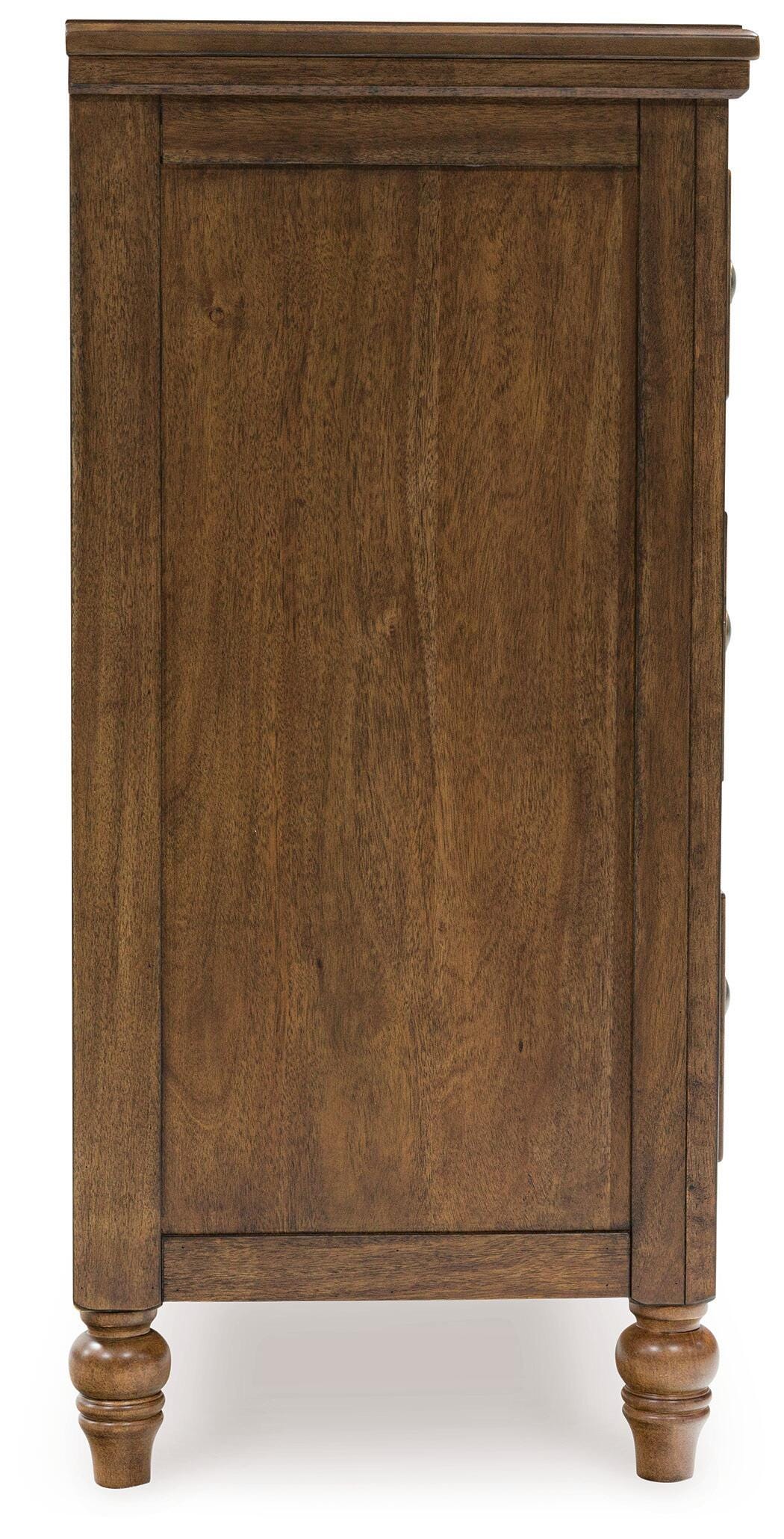 Sturlayne Dresser in Brown, side view