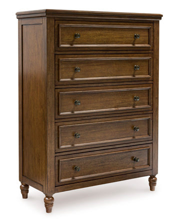 Sturlayne Chest of Drawers in Brown, closed view