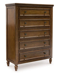Sturlayne Chest of Drawers in Brown, closed view