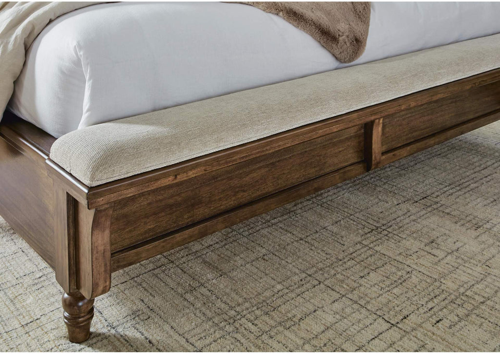 Sturlayne King Upholstered Panel Bed, Dresser and Mirror detail