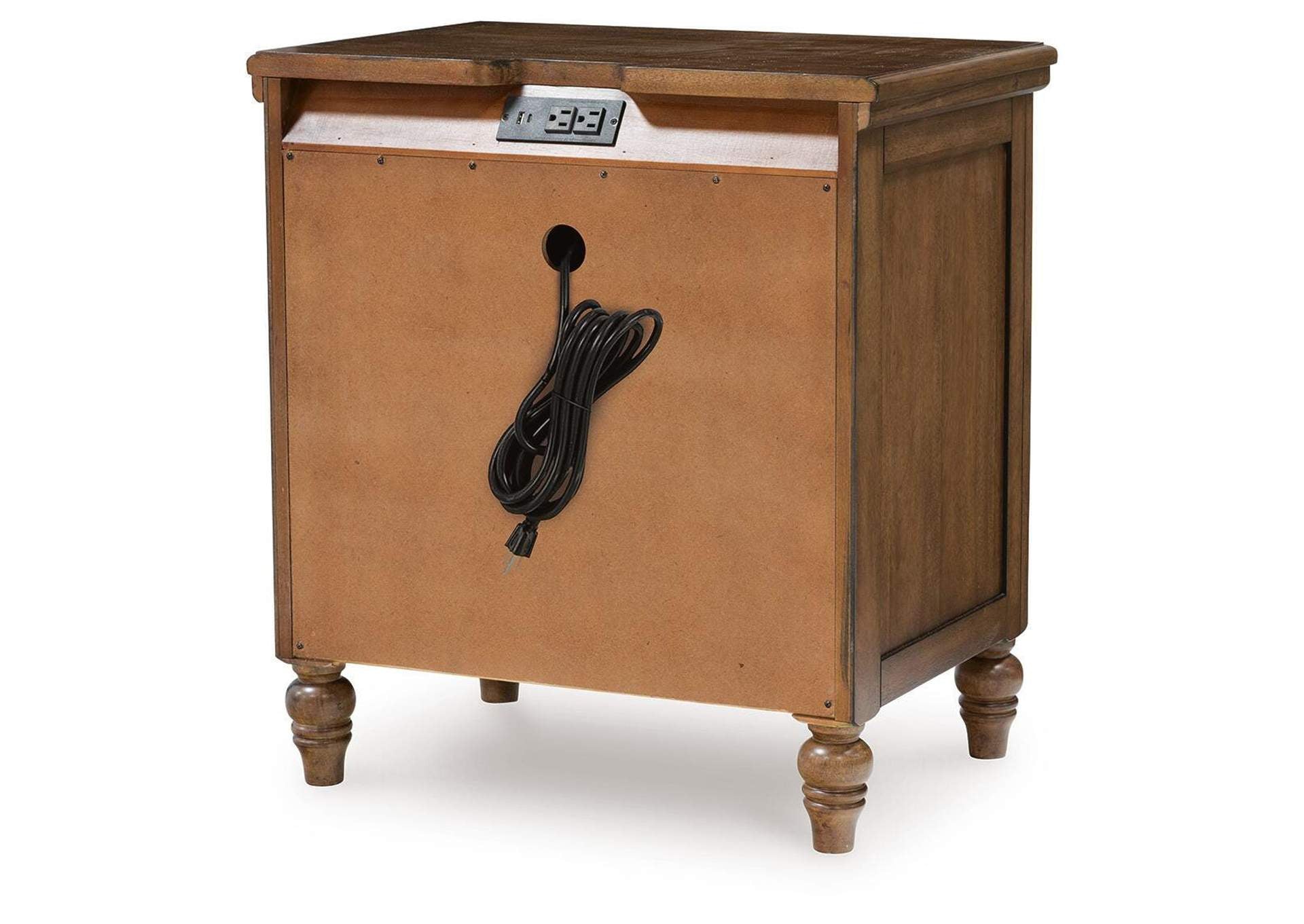 Sturlayne Queen Upholstered Panel Bed and 2 Nightstands