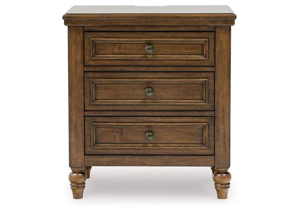Sturlayne Queen Upholstered Panel Bed and 2 Nightstands