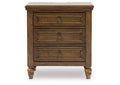 Sturlayne Queen Upholstered Panel Bed and 2 Nightstands