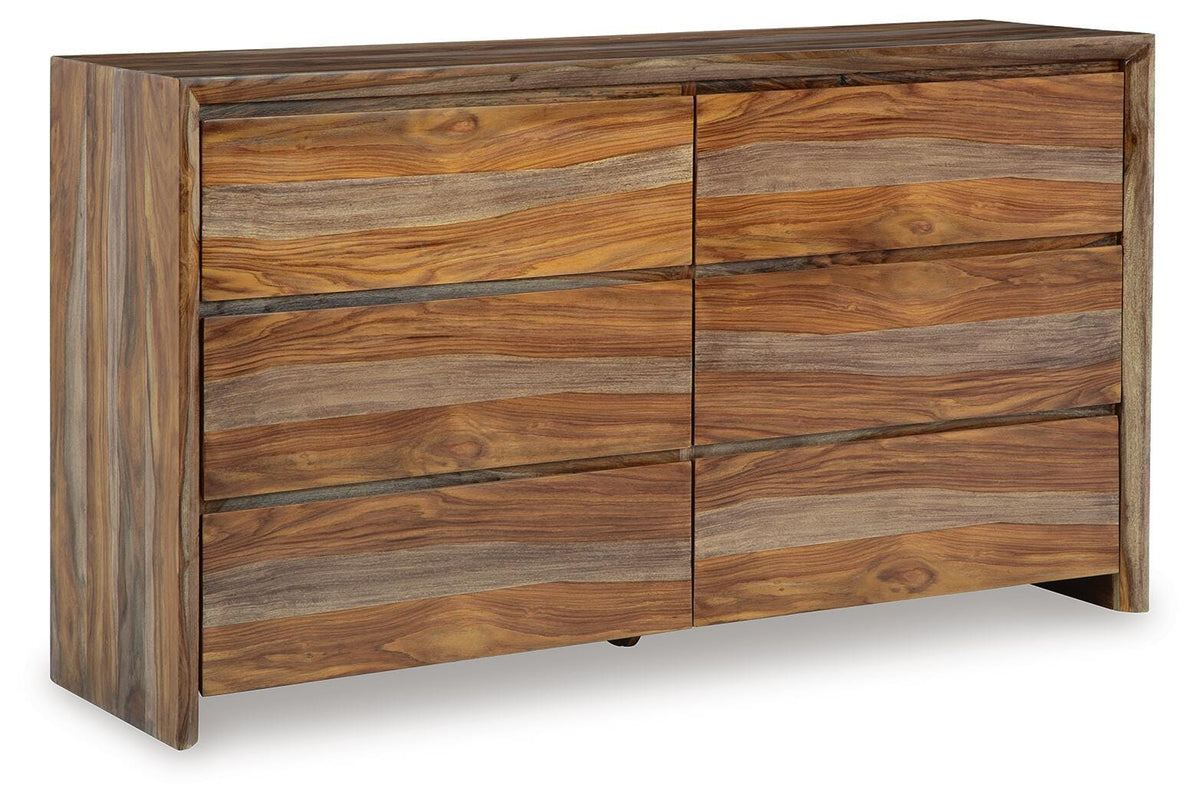 Dressonni Dresser in Brown, closed view