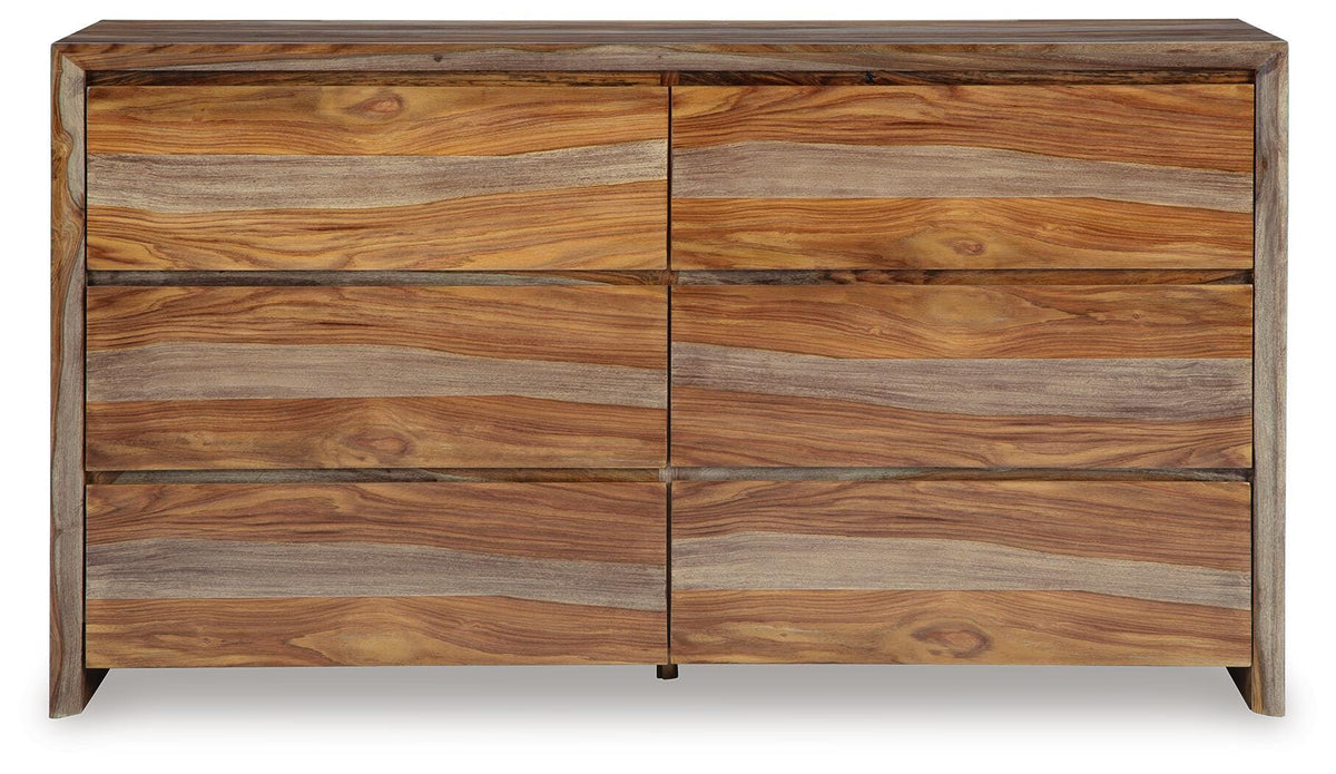 Dressonni Dresser in Brown, front view
