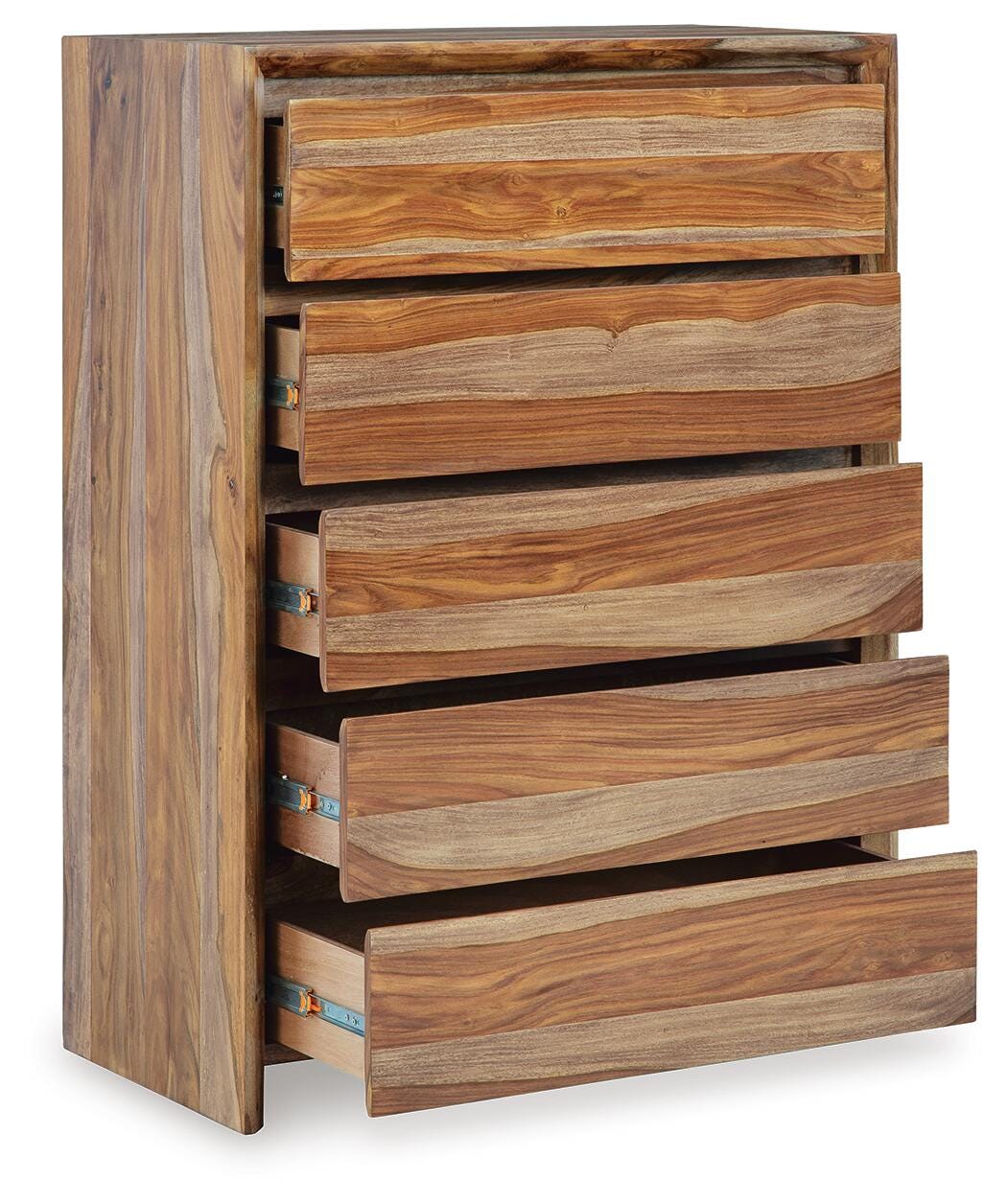 Dressonni Chest of Drawers in Brown, open view