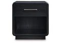 Rowanbeck King Panel Bed, Dresser, Mirror, Chest and Nightstand