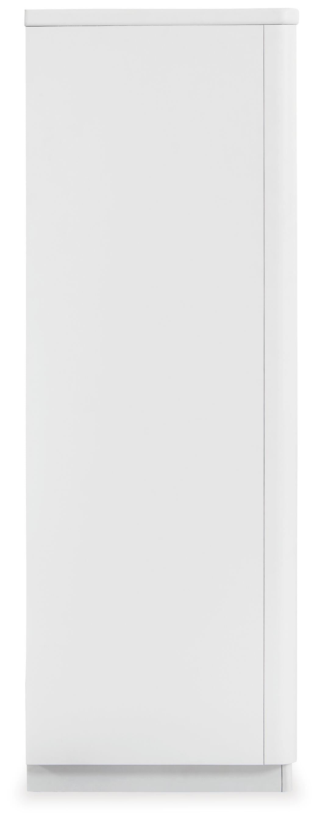 Chalanna Chest of Drawers in White, side view