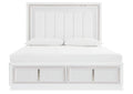 Chalanna King Upholstered Storage Bed, Dresser and Mirror