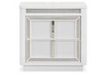 Chalanna California King Upholstered Storage Bed, Dresser and Nightstand