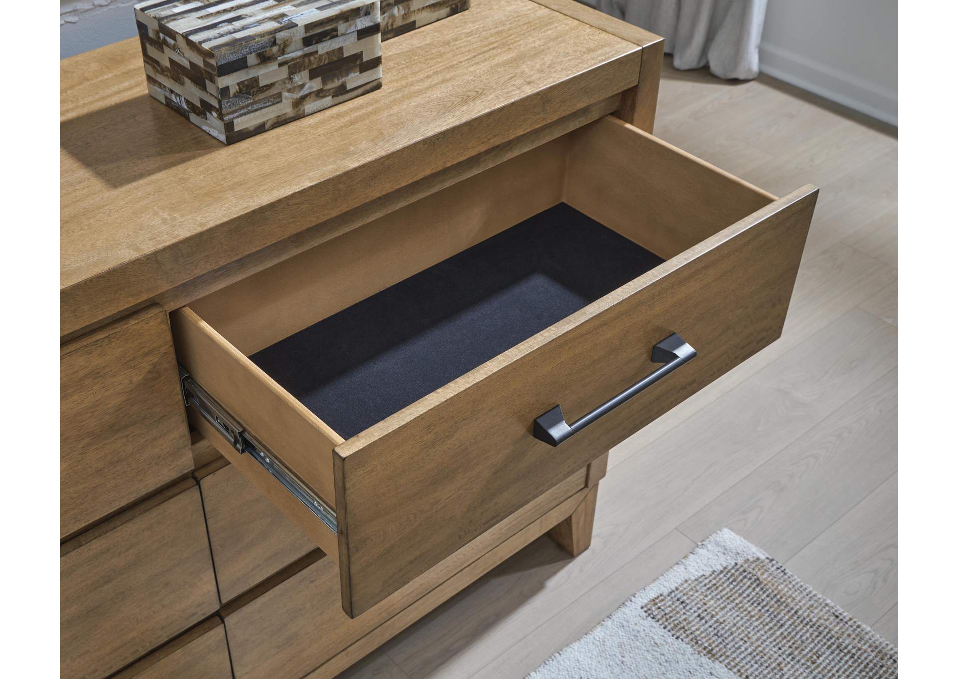 Sherbana Dresser and Mirror detail