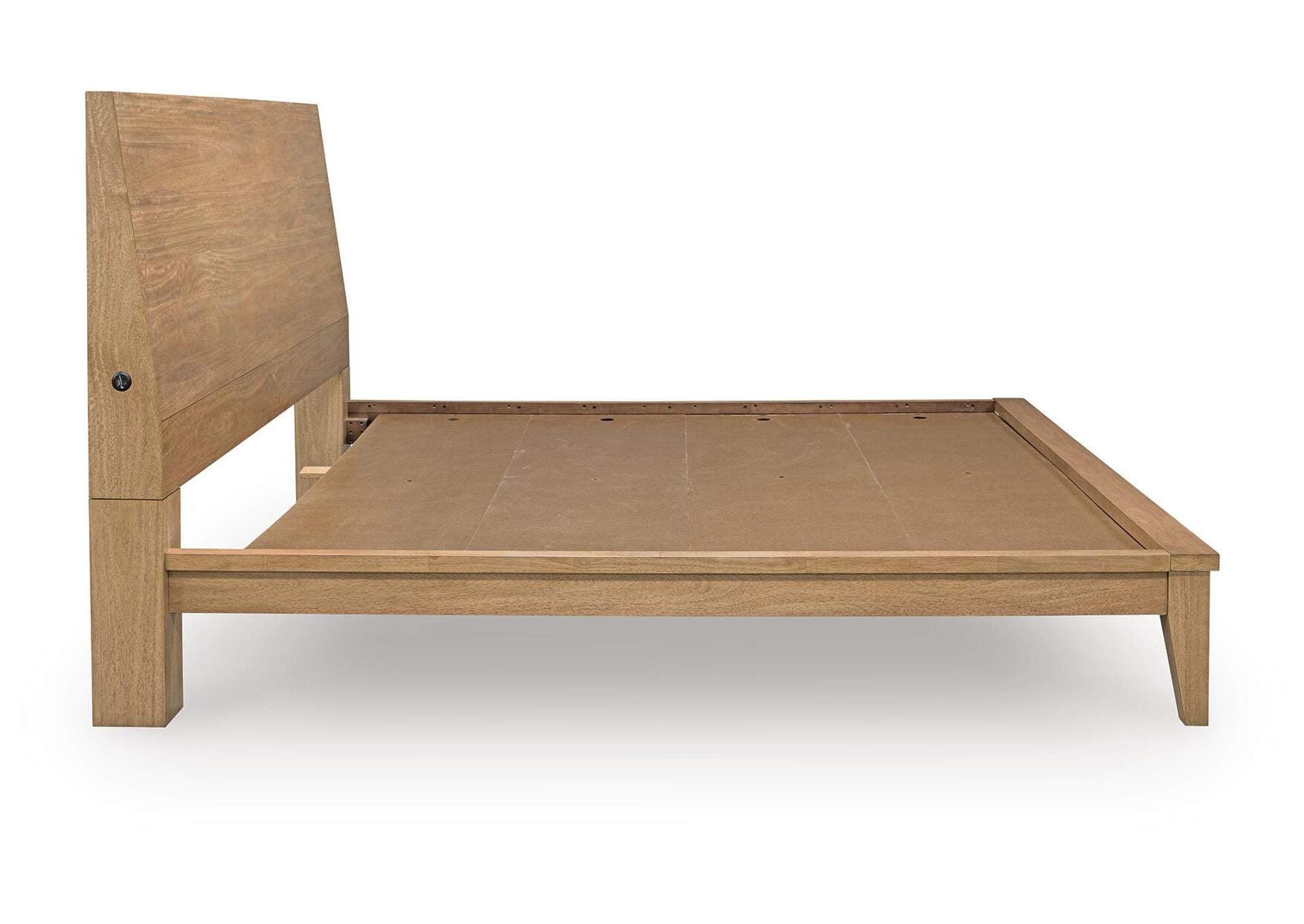 Sherbana Queen Panel Bed side view